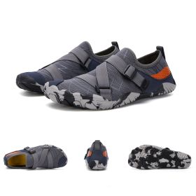 Fitness Yoga Outdoor Large Size Hiking Shoes (Option: A026 dark grey-39)