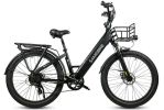 Electric Bike 750W 48V14AH 150KG 90KM Shimano 7S shift 26 inch genuine new fat tire +LCD meter +USB charging port +basket E Bike